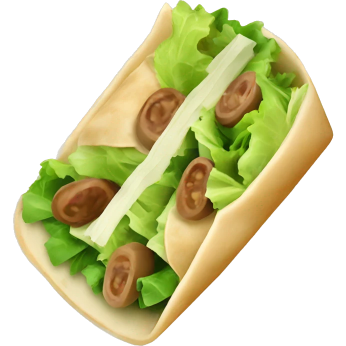 caesar salad wrap emoji
