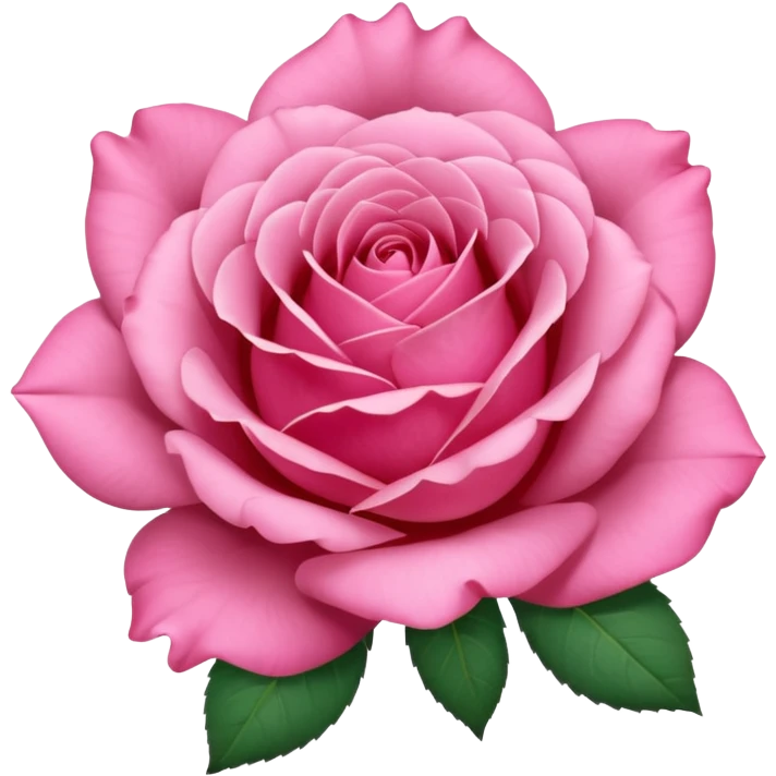 “A Polaroid-style photo of a pink rose  emoji