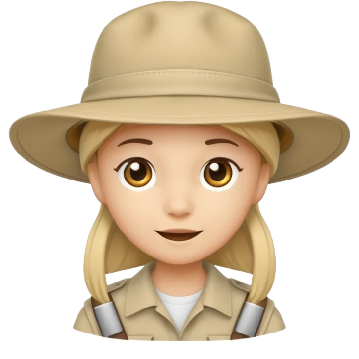 just safari hat emoji