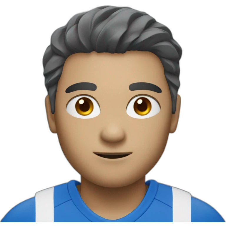 blue handball player emoji