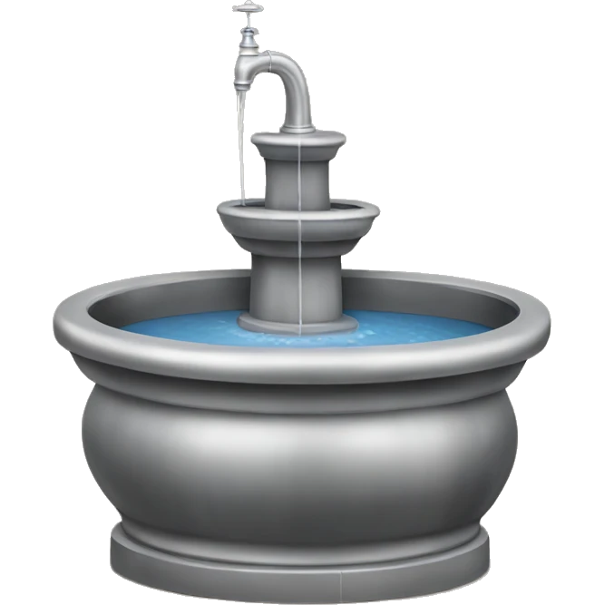 Beer fountain emoji