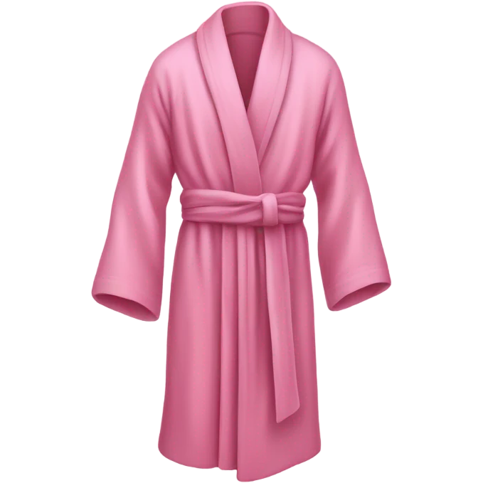 Pink robe emoji