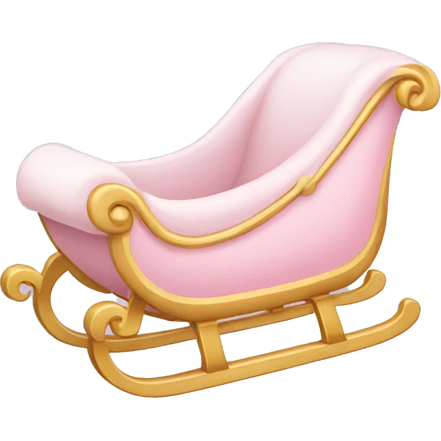 light pink sleigh emoji