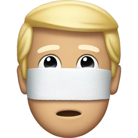 Trump ear bandage emoji
