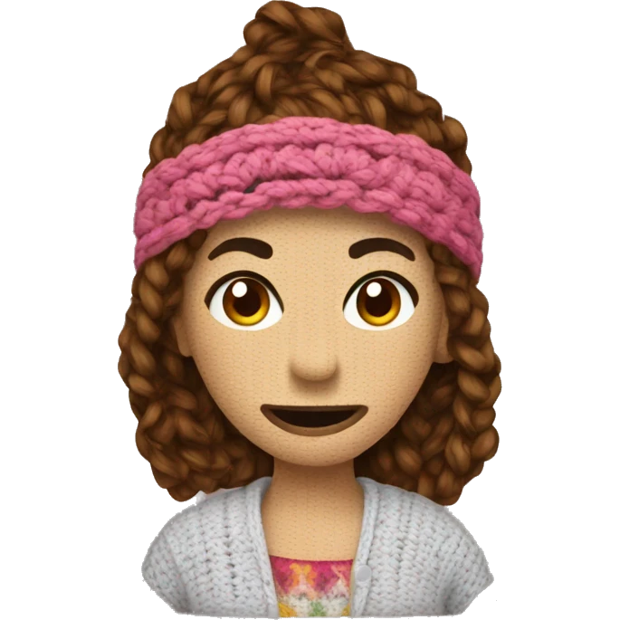 crocheting  emoji