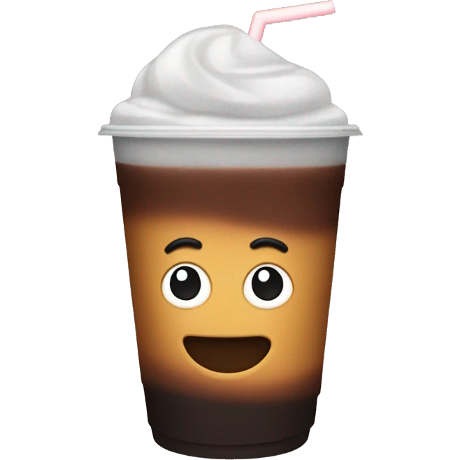 iced americano in take away  emoji