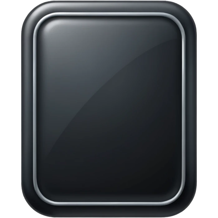 rectangular black shield emoji
