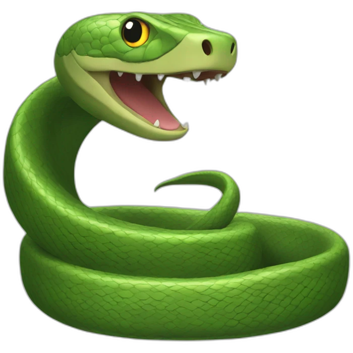 Snake in a hold emoji