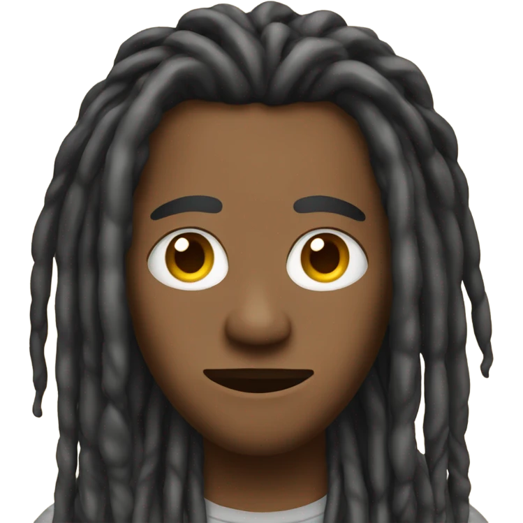 Man with long dreads emoji