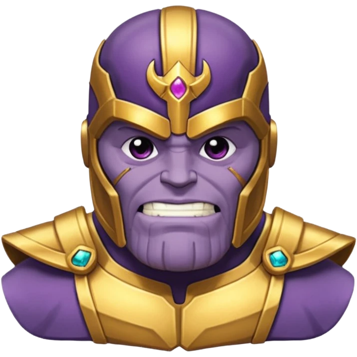 mão do thanos vingadores com os cristais emoji
