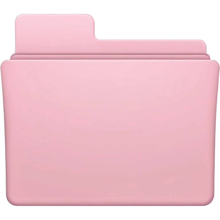 pastel pink empty folder aesthetic emoji