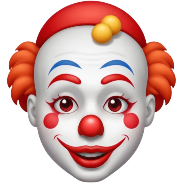clown eyes closed emoji