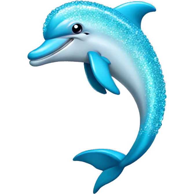 bedazzled dolphin  emoji
