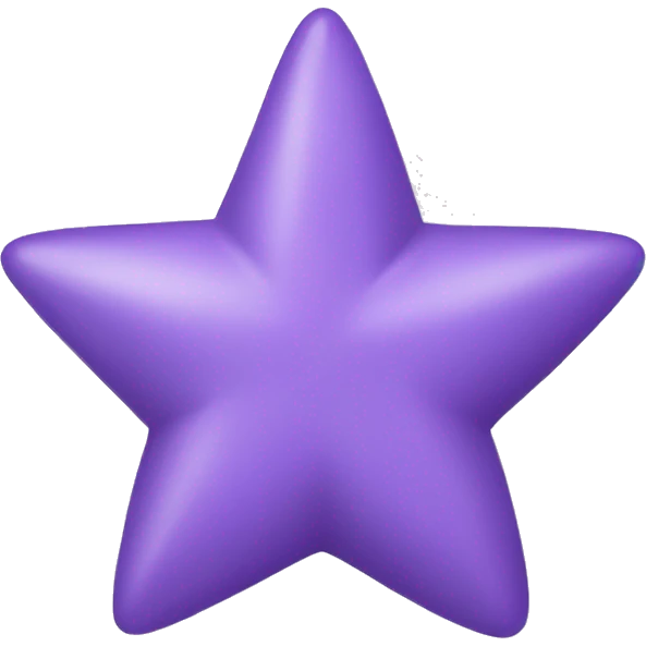 lavender purple star  emoji