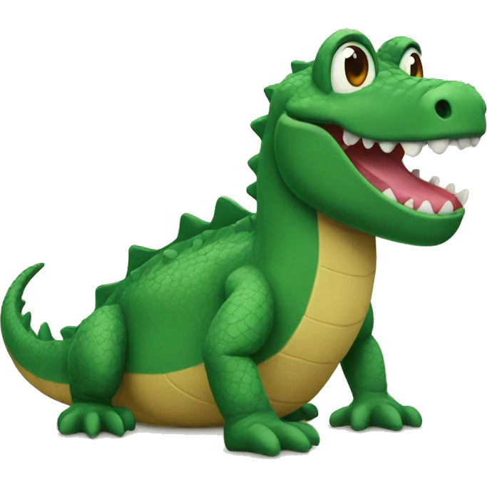 Cocodrilo enamorado  emoji