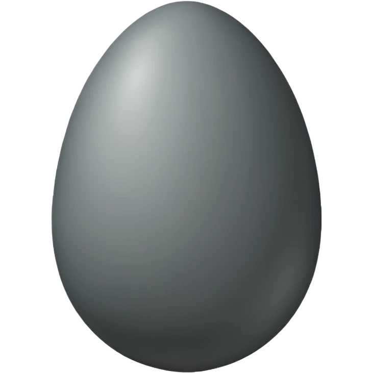 a stone egg emoji