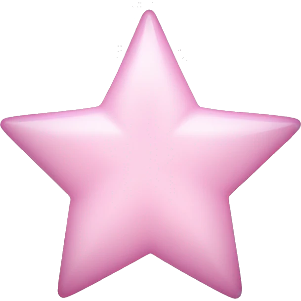 pale pink star sparkl emoji
