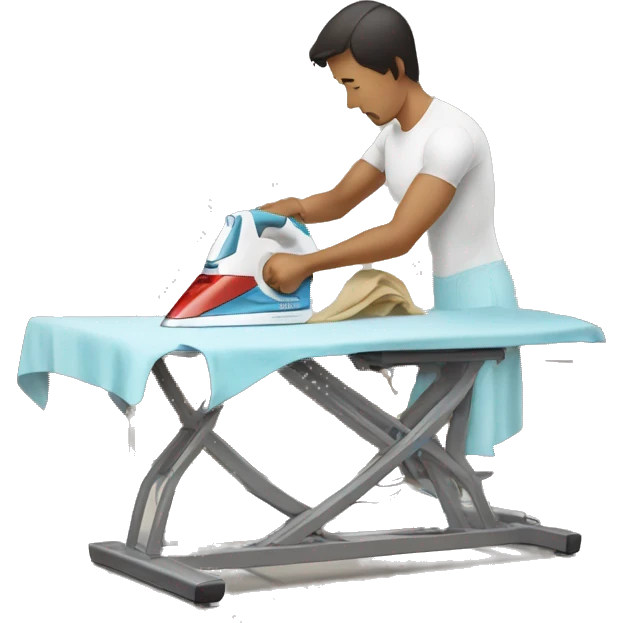 ironman ironing clothes emoji