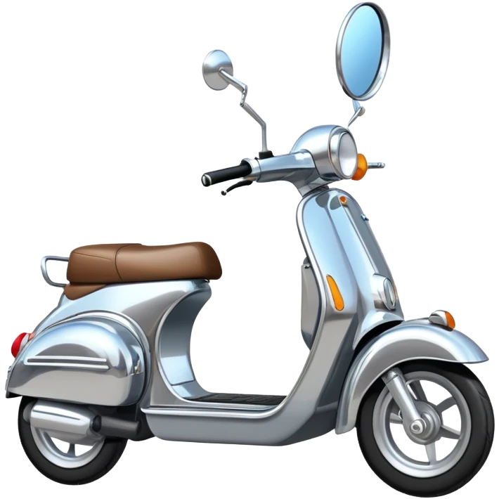 Scooter with mirrors emoji
