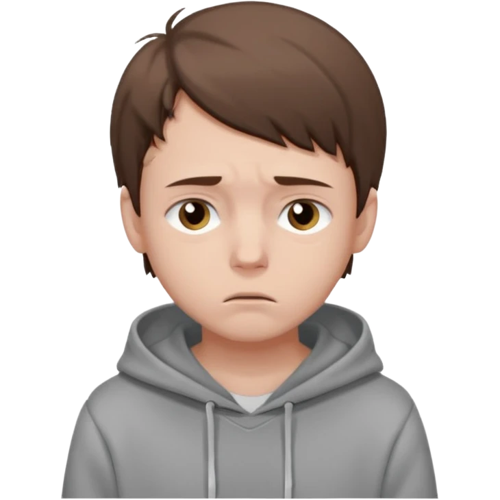 sad boy emoji