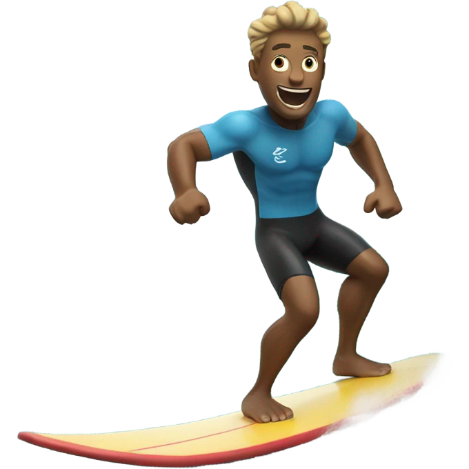 Ocean surfing  emoji