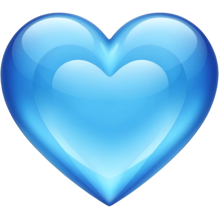 Crystal blue heart
 emoji