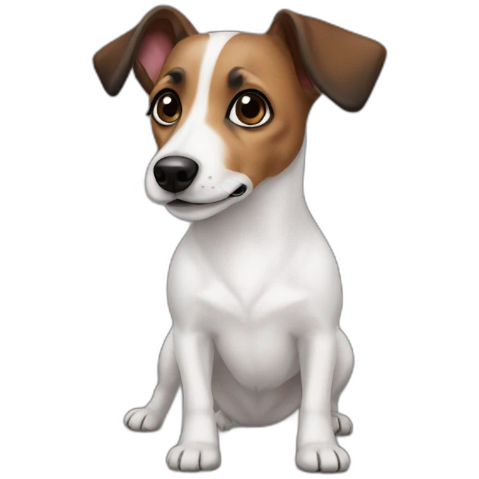 jack russel black ears emoji