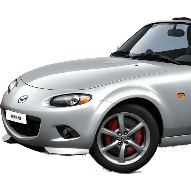 mazda mx5 with popup lights emoji