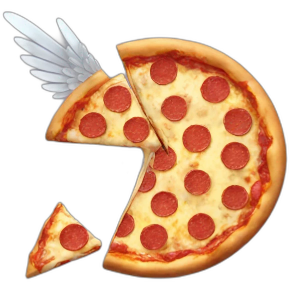 Pizza with Wings emoji