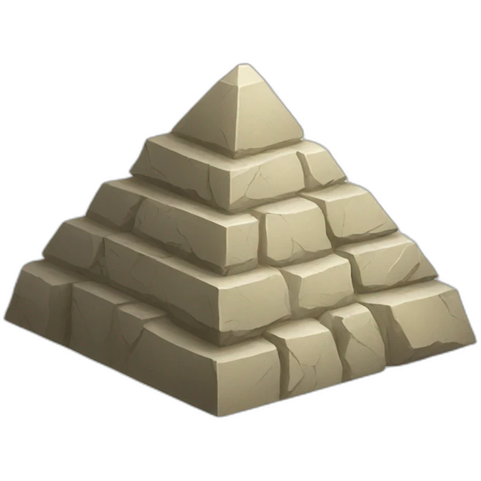 stone pyramid emoji