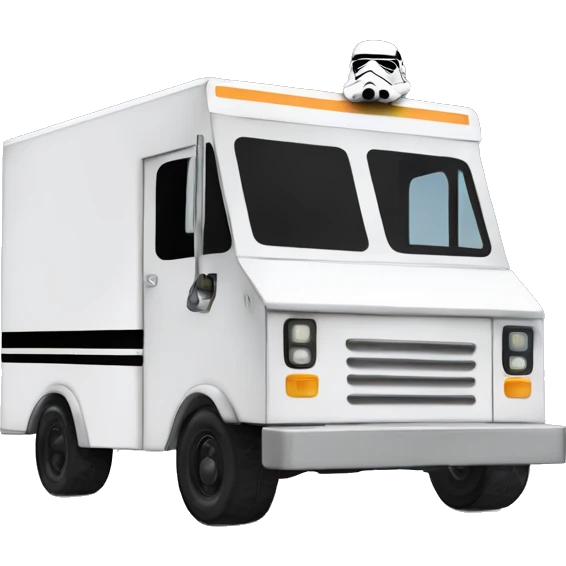  Side view food truck First Order Storm Trooper emoji