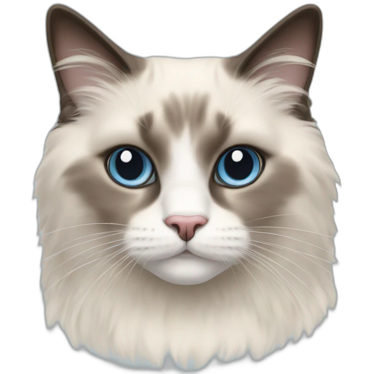 Ragdoll cat emoji
