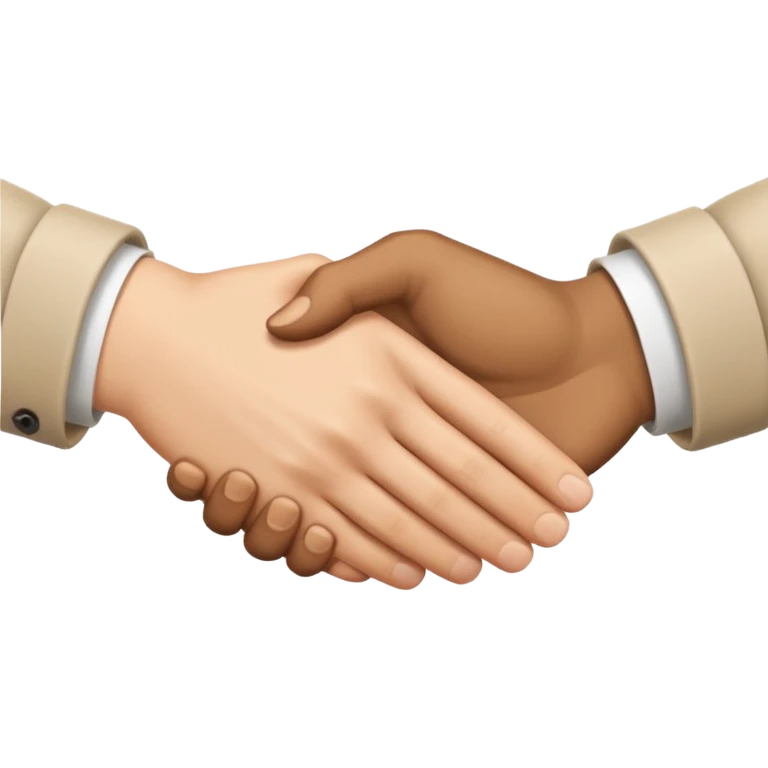 It's a handshake, but only hands emoji