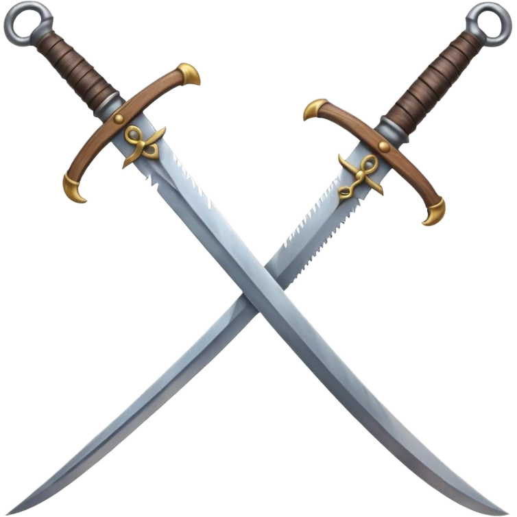 pirate swords emoji
