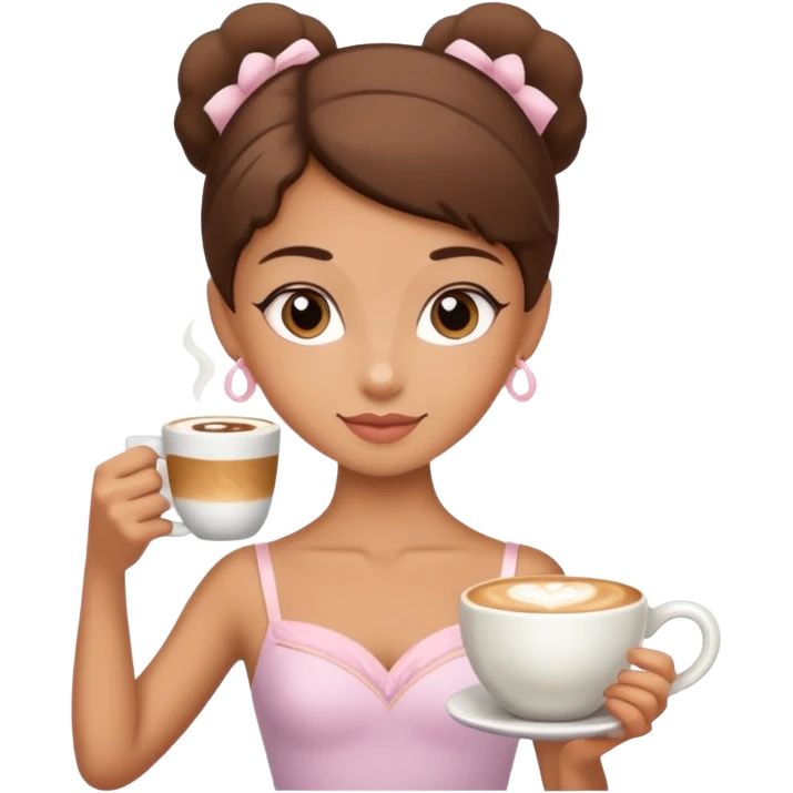 Ballerina cappuccino  emoji