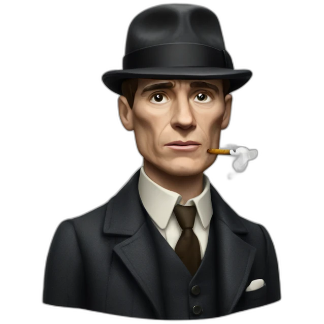 Thomas Shelby avec une cigarette  emoji
