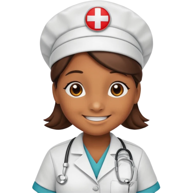 Turtle in nurse uniform smiling.

















 emoji