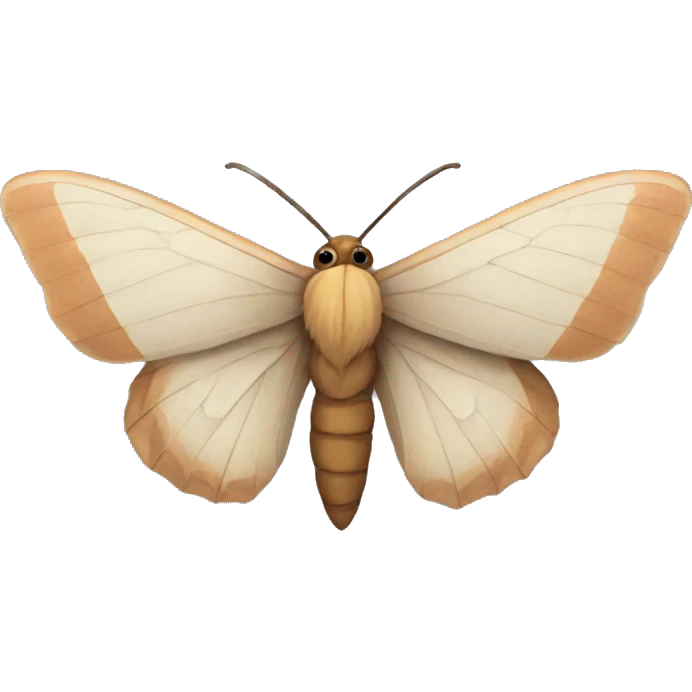 Beautiful moth emoji