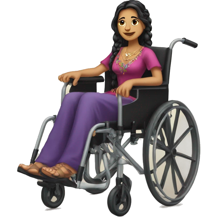 Gypsy rose in wheelchair emoji