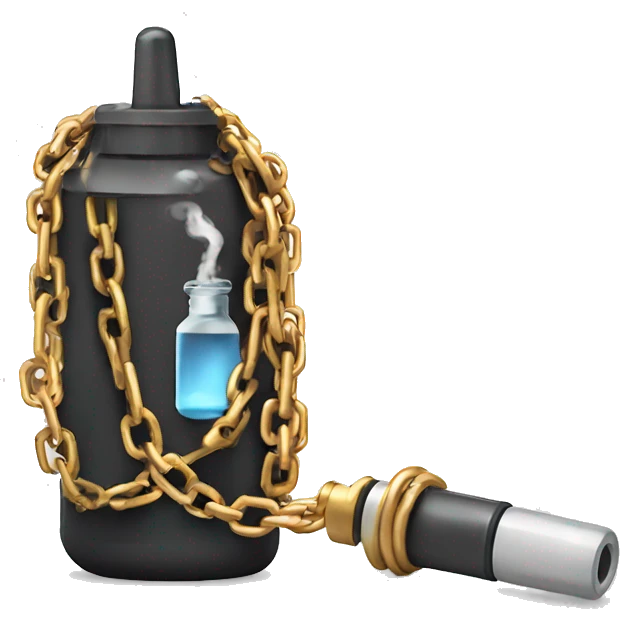 vape in chains emoji