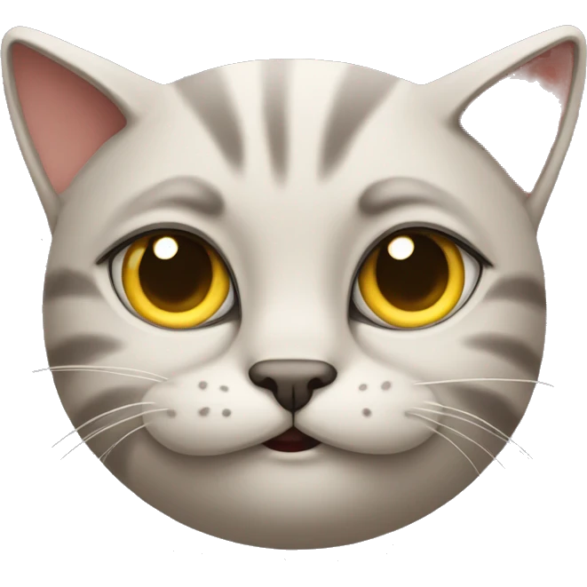 smirking, thin eyes, mocking, sassy cat  emoji