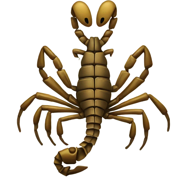 Scorpion golfing emoji