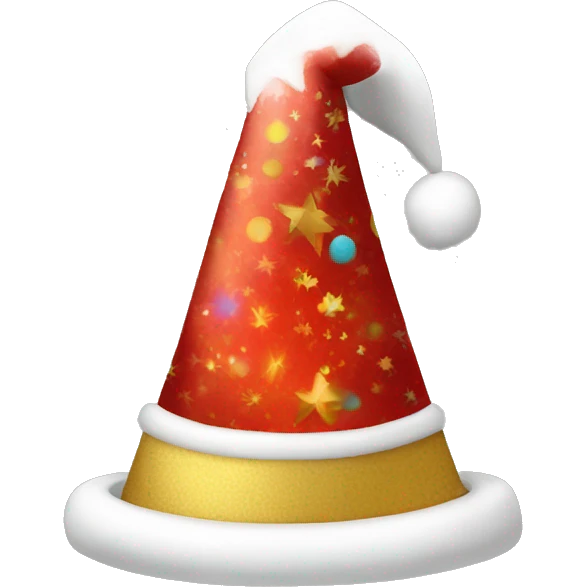 Festive New years hat emoji