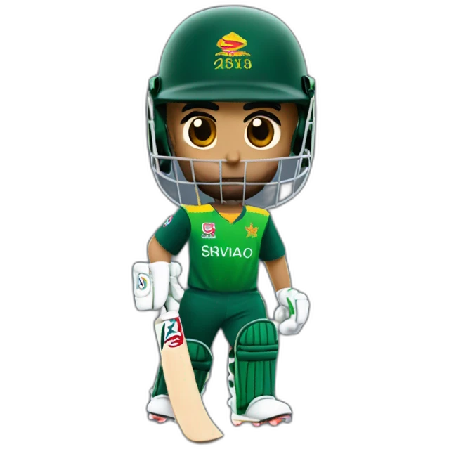 Babar azam in Sri Lankan jersey emoji