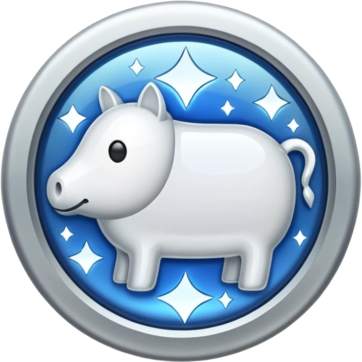 glitter white symbol bank emoji