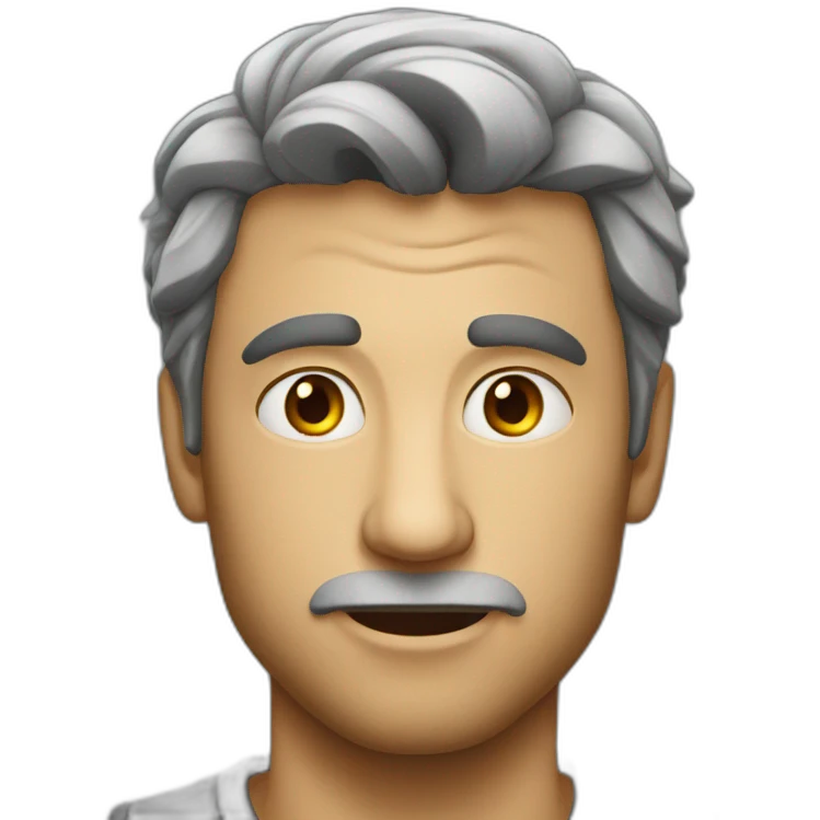 Man looksmaxxing meewing emoji