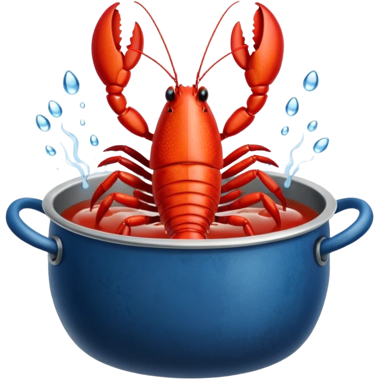 crayfish in a pot emoji