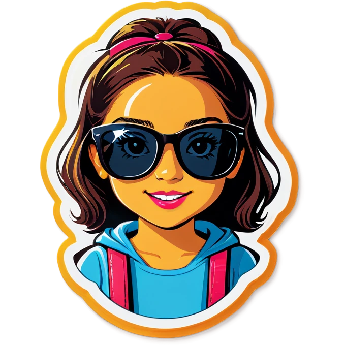 Sunglasses for a Girl  emoji