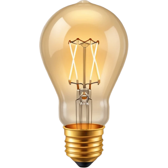 Vintage Edison Light Bulb
 emoji