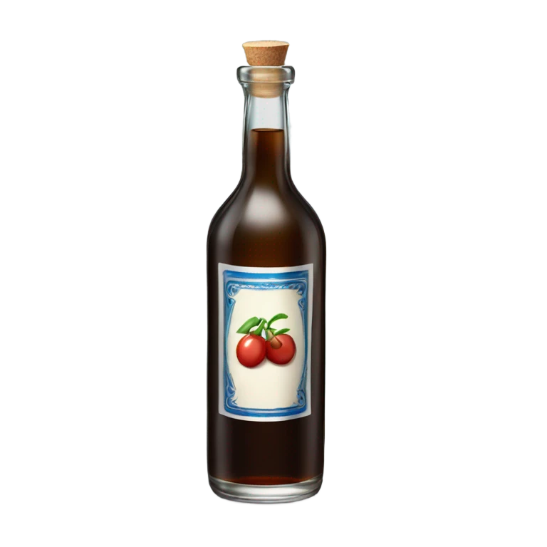 tall glass bottle sambuca emoji